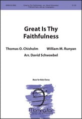 Great Is Thy Faithfulness TTBB choral sheet music cover